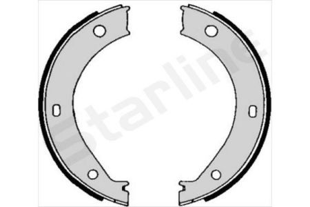Гальмівні колодки барабанні, к-кт. STARLINE BC 04690