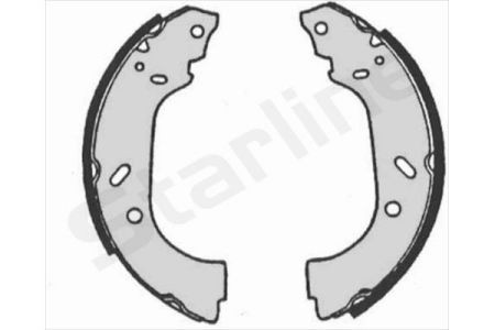 BC 07150 Starline Тормозные колодки барабанные, к-кт. STARLINE