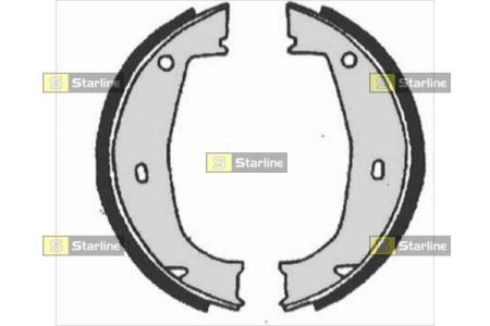 BC 04685 Starline Тормозные колодки барабанные, к-кт. STARLINE