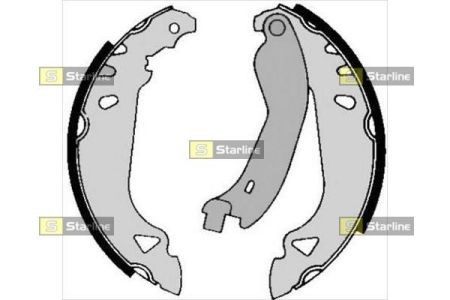 BC 05040 Starline Гальмівні колодки барабанні, к-кт. STARLINE