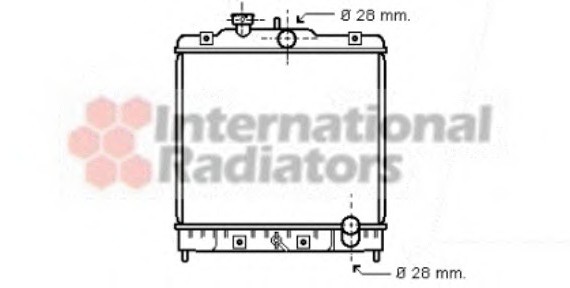 25002031 Van Wezel Радиатор CIVIC 13/14/15 MT 91-00 (Van Wezel)