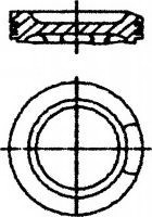 87-502905-10 NURAL Поршень в комплекте на 1 цилиндр, 0,25 NURAL