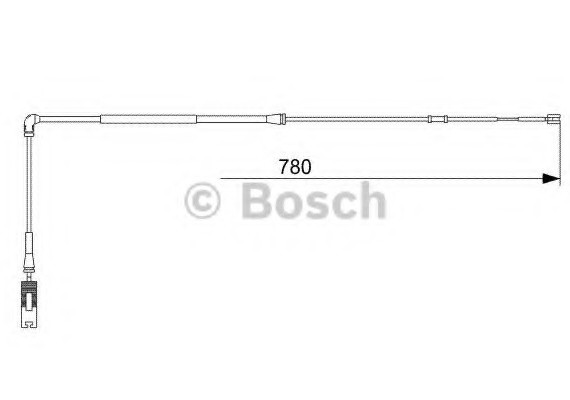 1 987 473 009 BOSCH Сигнализатор, износ тормозных колодок BOSCH