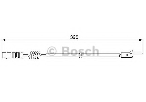 1 987 474 964 BOSCH Сигнализатор, износ тормозных колодок BOSCH