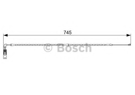 1 987 473 000 BOSCH Сигнализатор, износ тормозных колодок BOSCH