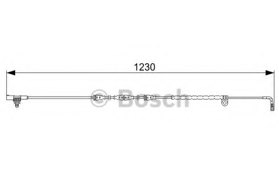 1 987 473 022 BOSCH Сигнализатор, износ тормозных колодок BOSCH