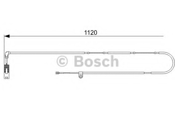 1 987 473 010 BOSCH Сигнализатор, износ тормозных колодок BOSCH