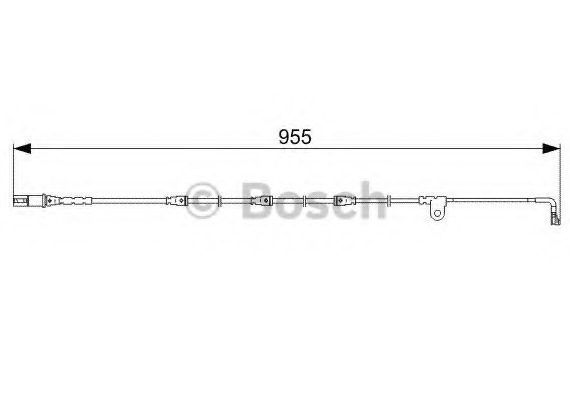 1 987 473 028 BOSCH Сигнализатор, износ тормозных колодок BOSCH