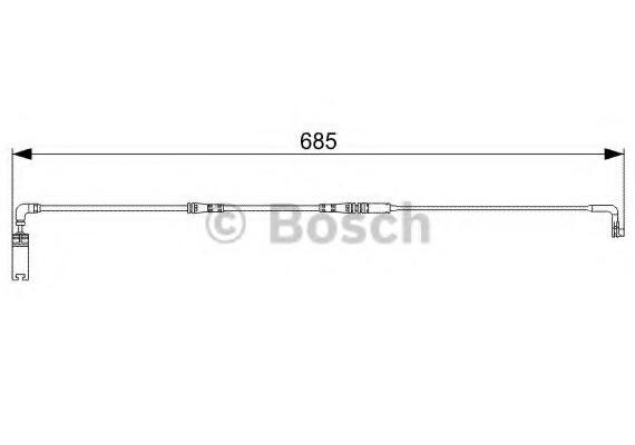 1 987 473 003 BOSCH Сигнализатор, износ тормозных колодок BOSCH