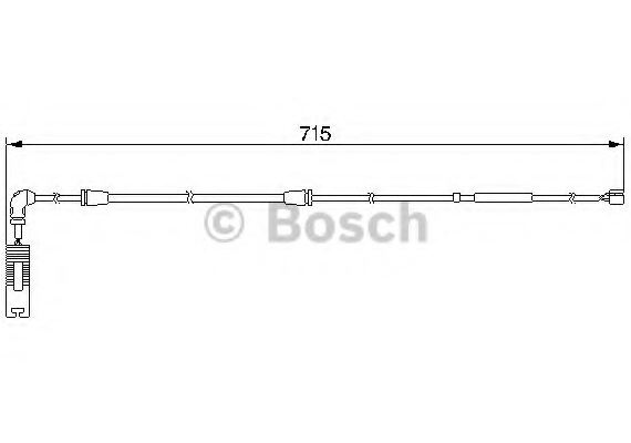 1 987 474 946 BOSCH Сигнализатор, износ тормозных колодок BOSCH