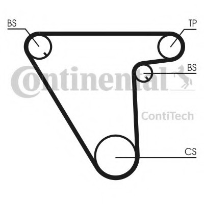 CT 833 CONTINENTAL (Германия) Пас вала балансировочного CT 833 CONTITECH