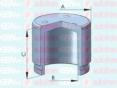 D0 25381 AUTOFREN SEINSA Поршень гальмівного супорта AUTOFREN (SEIN)