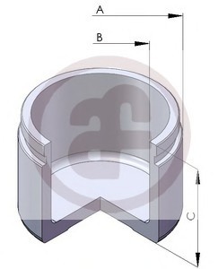D0 25225 AUTOFREN SEINSA Поршень гальмівного супорта AUTOFREN (SEIN)