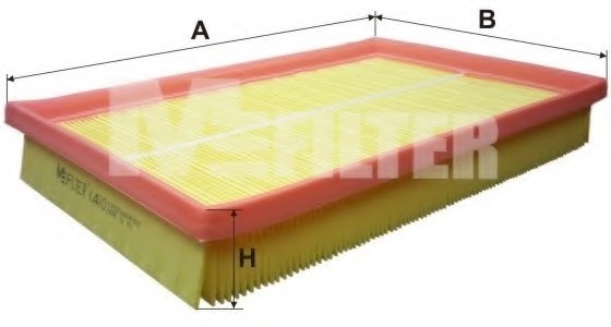 K410 MFILTER Фільтр повітряний SKODA, VW (пр-во M-filter)