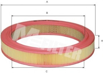 A110 MFILTER Фільтр повітряний MAZDA 626 (пр-во M-filter)