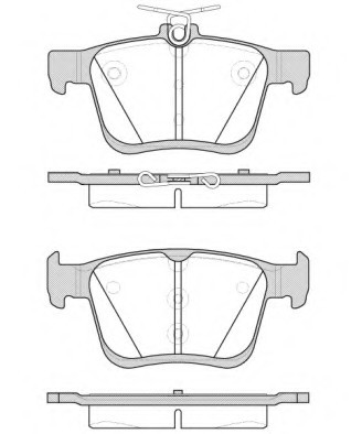 2151600 ROADHOUSE Колодки тормозные дисковые, к-кт. ROADHOUSE