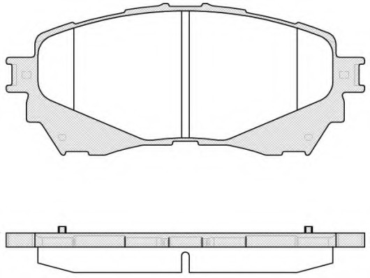 2153804 ROADHOUSE Колодки тормозные дисковые, к-кт. ROADHOUSE