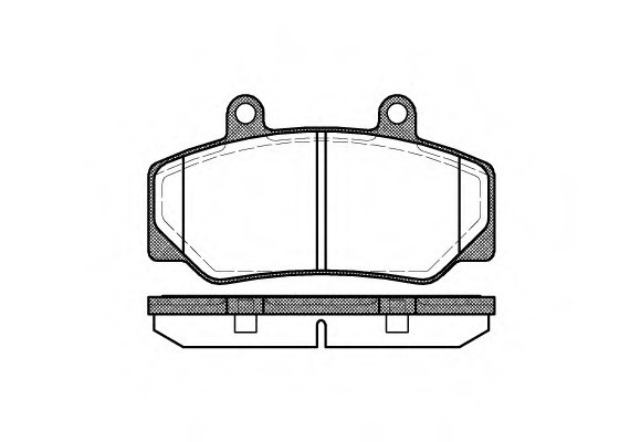 217620 ROADHOUSE Колодки тормозные дисковые, к-кт. ROADHOUSE