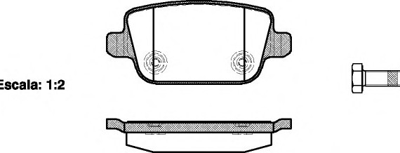 2125600 ROADHOUSE Колодки тормозные дисковые, к-кт. ROADHOUSE