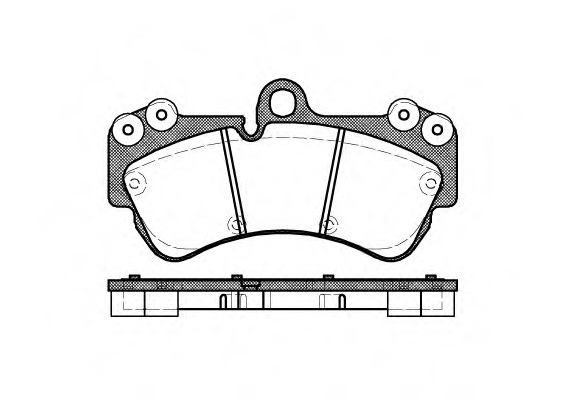 299400 ROADHOUSE Колодки тормозные дисковые, к-кт. ROADHOUSE