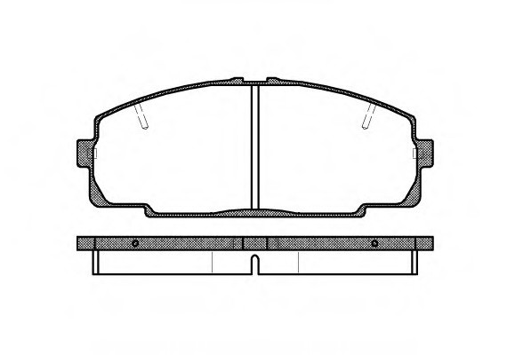 242120 ROADHOUSE Колодки гальмівні дискові, к-кт. ROADHOUSE