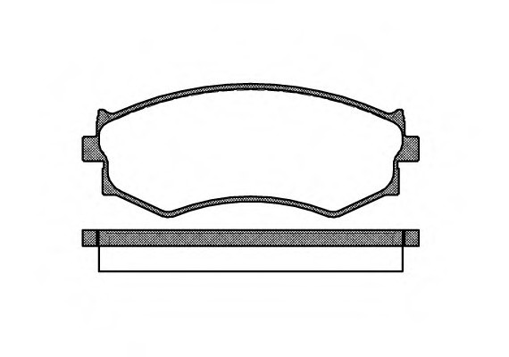 228700 ROADHOUSE Колодки тормозные дисковые, к-кт. ROADHOUSE