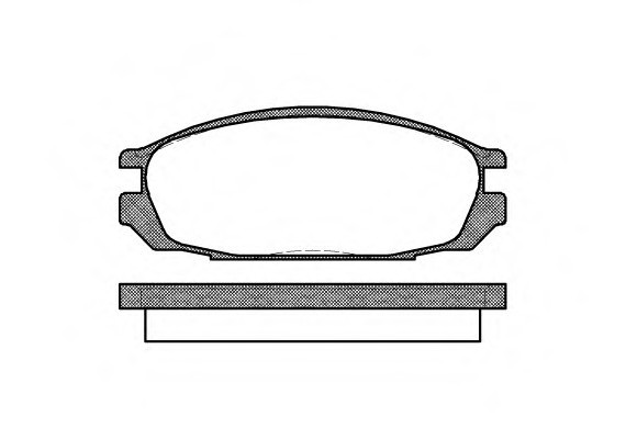 229200 ROADHOUSE Колодки тормозные дисковые, к-кт. ROADHOUSE