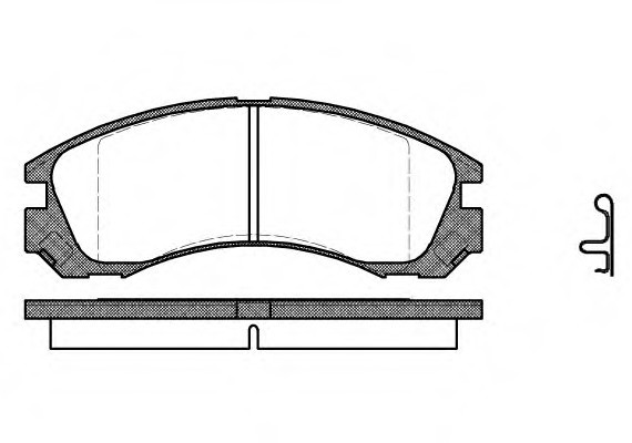 235422 ROADHOUSE Колодки гальмівні дискові, к-кт. ROADHOUSE