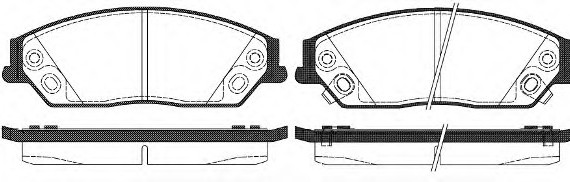 2146702 ROADHOUSE Колодки тормозные дисковые, к-кт. ROADHOUSE