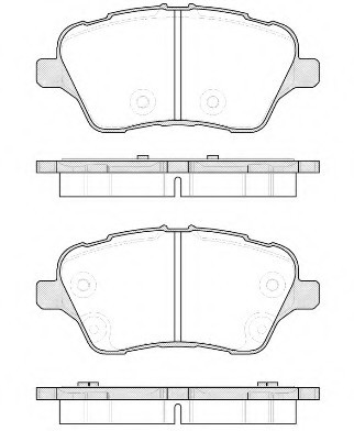 2151400 ROADHOUSE Колодки гальмівні дискові, к-кт. ROADHOUSE