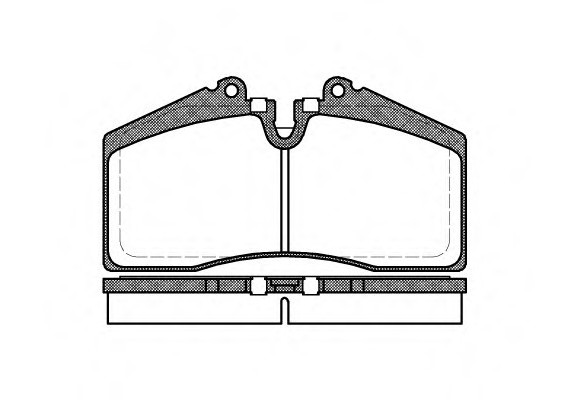 228800 ROADHOUSE Колодки тормозные дисковые, к-кт. ROADHOUSE