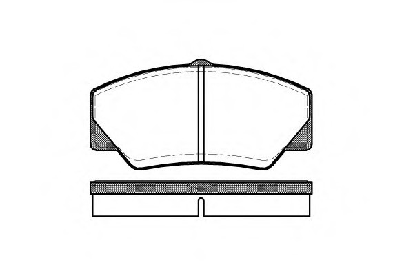 220600 ROADHOUSE Колодки тормозные дисковые, к-кт. ROADHOUSE