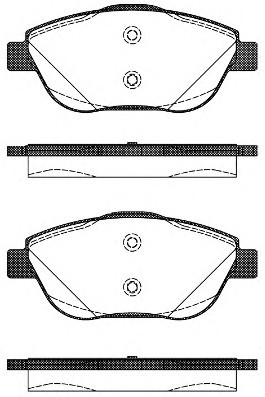 2139210 ROADHOUSE Колодки тормозные дисковые, к-кт. ROADHOUSE