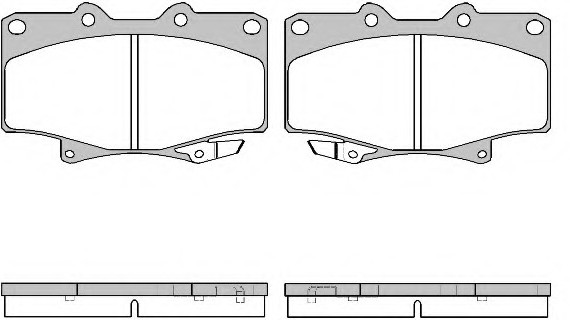 242904 ROADHOUSE Колодки тормозные дисковые, к-кт. ROADHOUSE