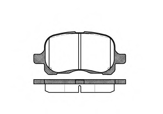 265200 ROADHOUSE Колодки тормозные дисковые, к-кт. ROADHOUSE