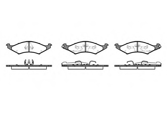 252700 ROADHOUSE Колодки тормозные дисковые, к-кт. ROADHOUSE