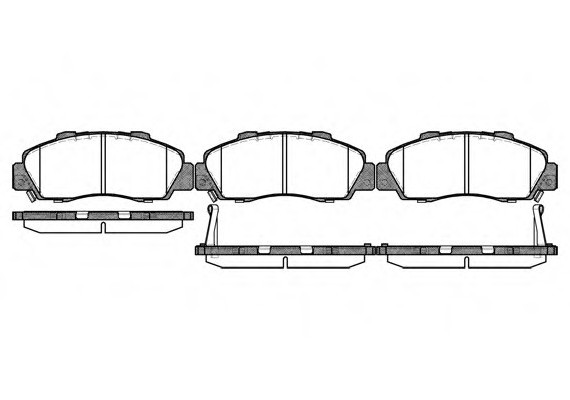 235132 ROADHOUSE Колодки гальмівні дискові, к-кт. ROADHOUSE