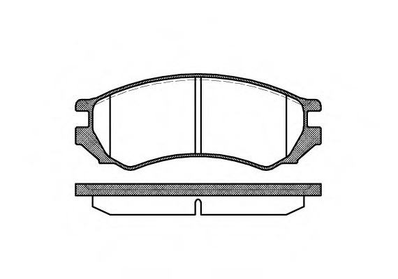 234400 ROADHOUSE Колодки тормозные дисковые, к-кт. ROADHOUSE