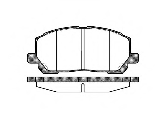 285500 ROADHOUSE Колодки тормозные дисковые, к-кт. ROADHOUSE