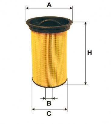 WF8240 WIX-FILTRON Фільтр топл. WF8240/970 (пр-во WIX-Filtron)