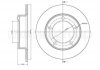 Диск тормозной ВАЗ 2121, 2123 (пр-во Cifam) 800-206