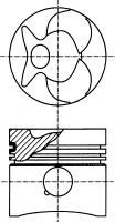 87-176700-00 NURAL Поршень в комплекте на 1 цилиндр, STD NURAL