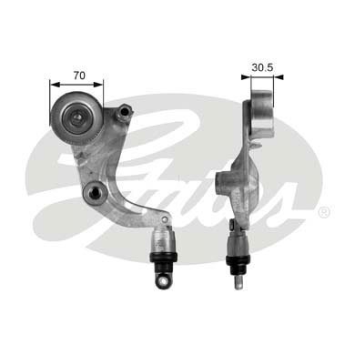 T39077 GATES Натяжная планка, поликлиновой ремень Gates