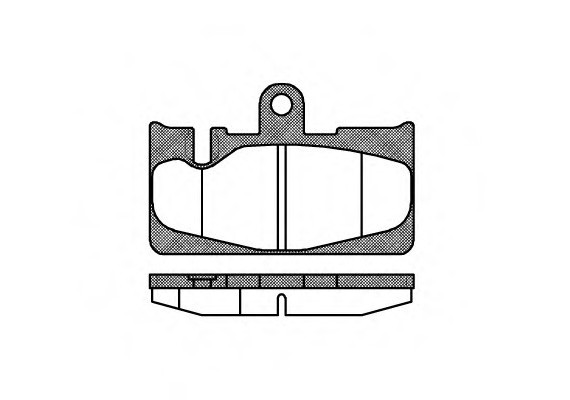 0889.00 Remsa Колодка торм. LEXUS LS задн. (пр-во REMSA)