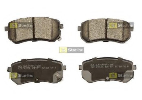 BD S450 Starline Колодки тормозные дисковые, к-кт. STARLINE