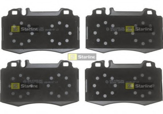 BD S699 Starline Колодки тормозные дисковые, к-кт. STARLINE