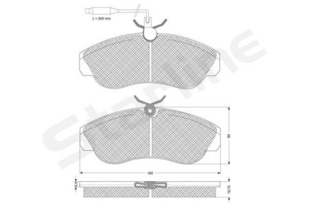 BD S143 Starline Колодки тормозные дисковые, к-кт. STARLINE