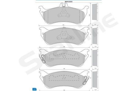 BD S417 Starline Колодки тормозные дисковые, к-кт. STARLINE