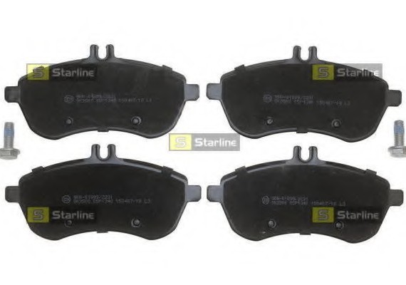 BD S702 Starline Колодки тормозные дисковые, к-кт. STARLINE