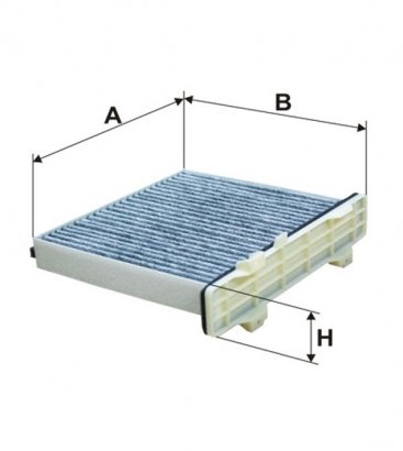 WP9373 WIX-FILTRON Фильтр салона угольный (пр-во WIX-Filtron)